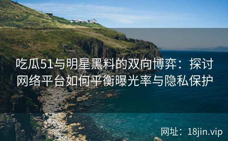 吃瓜51与明星黑料的双向博弈：探讨网络平台如何平衡曝光率与隐私保护